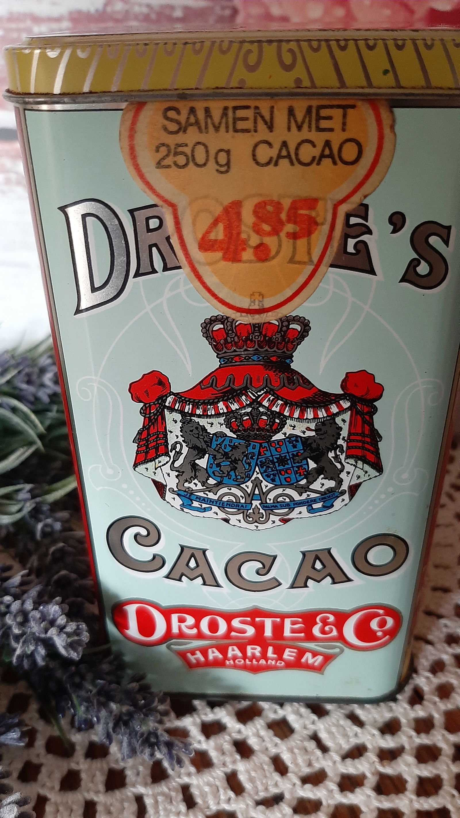 Blikje van Droste Cacao 250 gram - Afbeelding 5