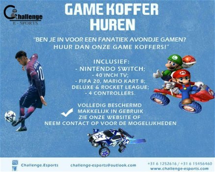 Nintendo Switch game koffer huren - 1