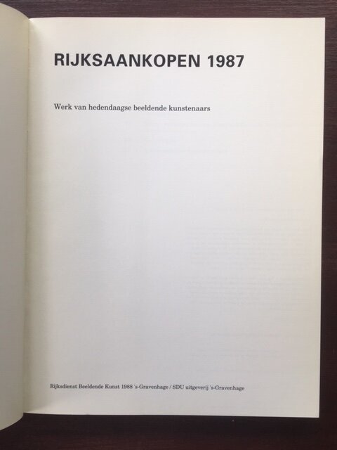 Rijksaankopen 1987 - Afbeelding 4