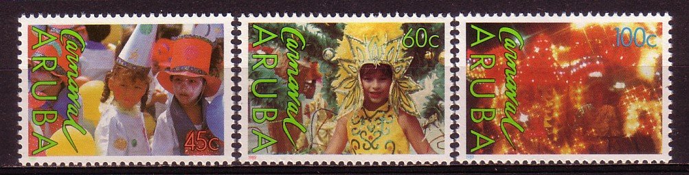 Aruba 54 - 56 postfris. 1989. - 0