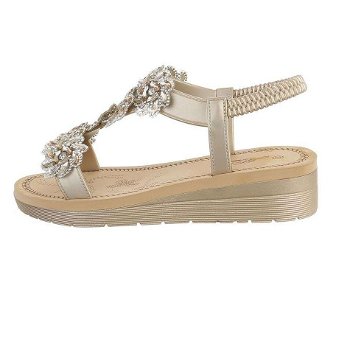 Riem sandalen strass goud 36-41 - 0