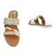 Riem sandalen strass goud 36-41 - 2 - Thumbnail