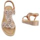 Riem sandalen strass goud 36-41 - 4 - Thumbnail