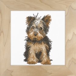 Borduurpakket YORKSHIRE TERRIER NIEUW !