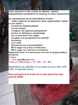 Medium ziener esoterie en Voodoo-priester (Vind de oplossing voor al uw problemen) - 0