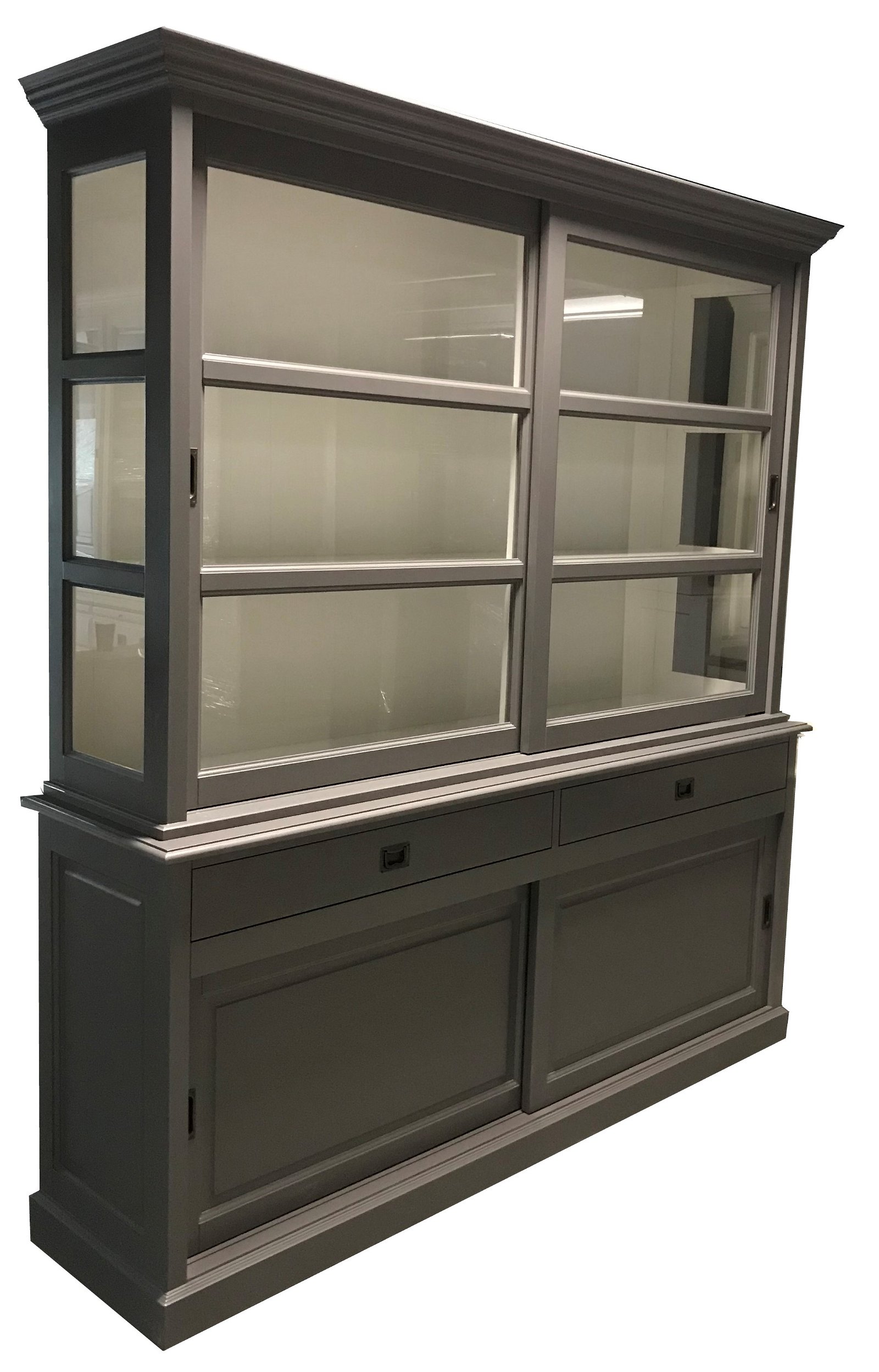 Buffetkast Sneek grijs - wit 200 x 220cm - nr. 1