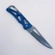 M06 Blauw Compact sleutelhanger zakmes - 3 - Thumbnail