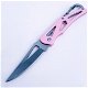 M06 Roze Compact sleutelhanger zakmes - 0 - Thumbnail