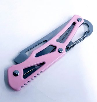 M06 Roze Compact sleutelhanger zakmes - 5