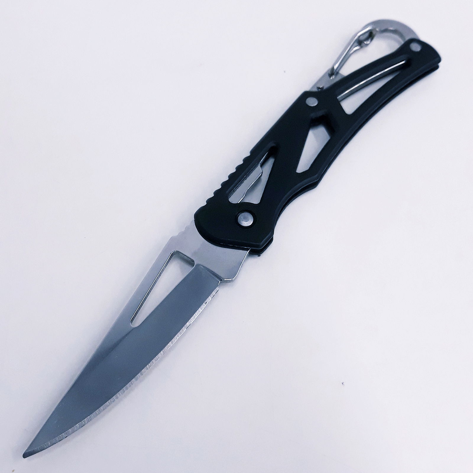 M06 Zwart Compact sleutelhanger zakmes - nr. 1