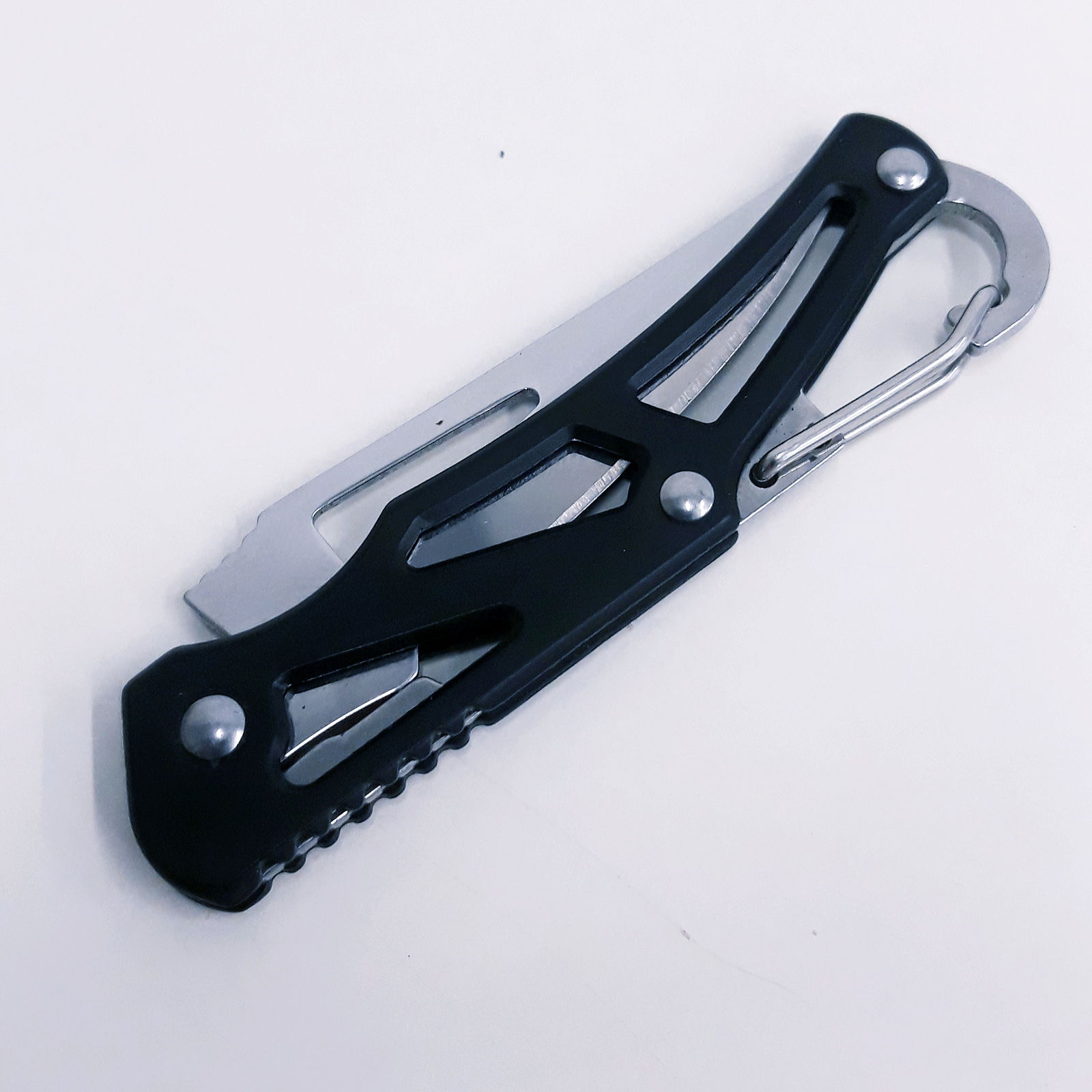 M06 Zwart Compact sleutelhanger zakmes - Afbeelding 6