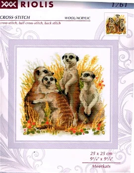 RIOLIS BORDUURPAKKET, MEERKATS, STOKSTAARTJES 1761 - 0