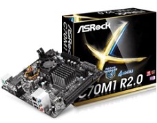 ASRock C70M1 R2.0 – Retail - onboard CPU | DDR3 | ITX