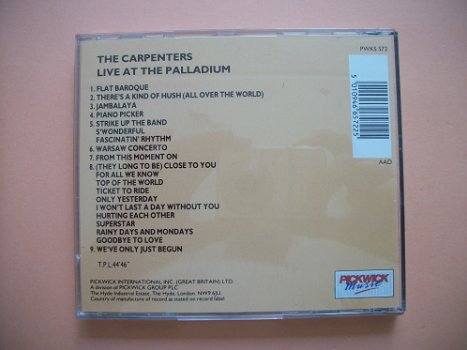 The Carpenters - Live at the Palladium - 1