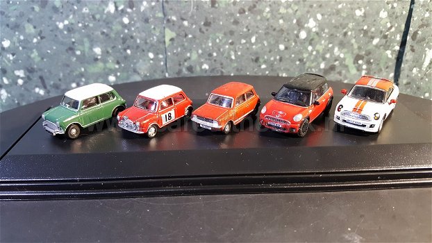 Austin MINI set 5 stuks 1:76 Oxford - 0