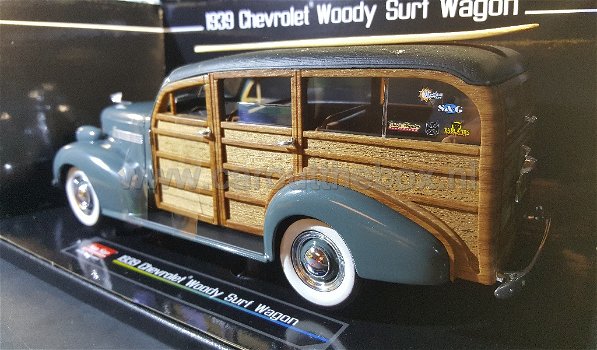 1939 Chevrolet WOODY surf wagon 1:18 Sunstar - 4