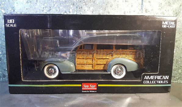 1939 Chevrolet WOODY surf wagon 1:18 Sunstar - 5