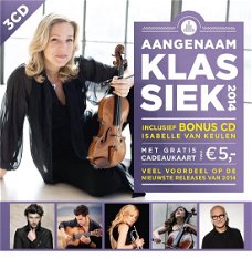 Aangenaam Klassiek 2014  (3 CD) Nieuw  