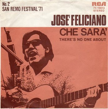 José Feliciano ‎– Che Sara (1971) - 0