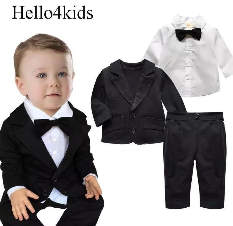 62 blauw baby kostuumpje bruidsjonker kleding doop Samuel - Afbeelding 7