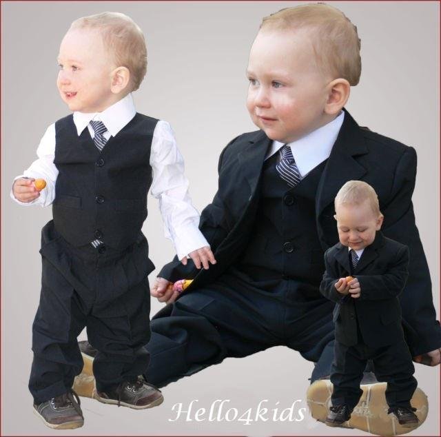 62 blauw baby kostuumpje bruidsjonker kleding doop Samuel - Afbeelding 8