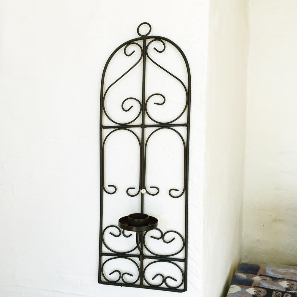 Oosters smeedijzeren - decoratie kandelaar-kaars. - Afbeelding 5