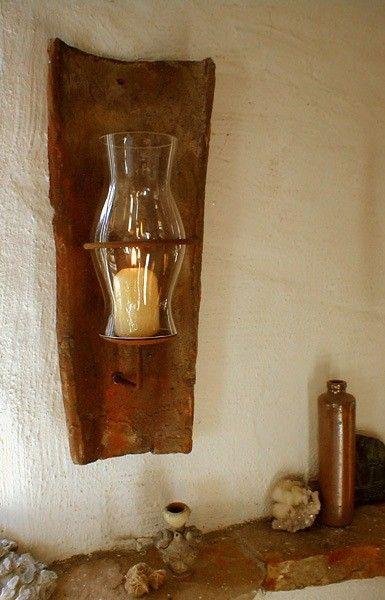 Wind licht van dakpannen, met kandelaar-decoratie-kaar - Afbeelding 3
