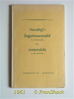[1961] Noordhoff's Logaritmentafel, Noordhoff - 0