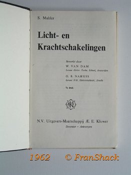 [1962] Licht- en Kracht schakelingen, Mahler, Kluwer - 1