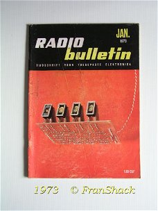 [1973] Radio Bulletin, januari Nr.1, jrg.  42, 1973, Muiderkring