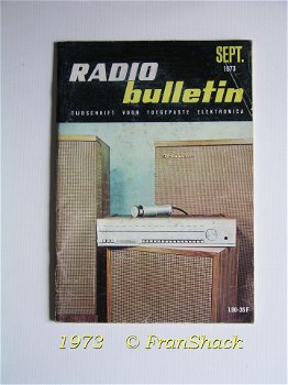 [1973] Radio Bulletin, september Nr.9, jrg. 42, 1973, Muiderkring - 0