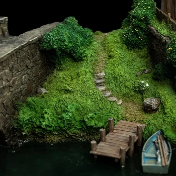 HOT DEAL - Weta The Hobbit Mill & Bridge Environment - 2