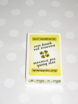 Speelkaarten - Europabank - 1