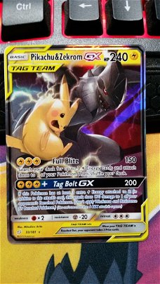 Pikachu & Zekrom GX  33/181  SM Team Up