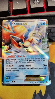 Keldeo EX  49/149  BW Boundaries Crossed