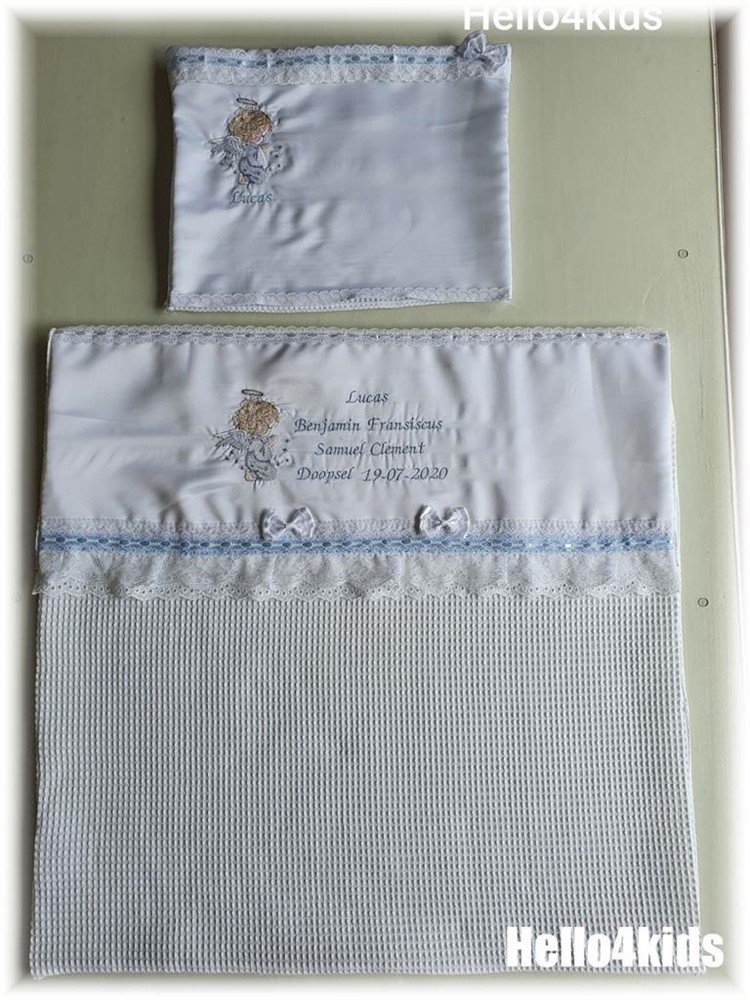 Doop geboorte deken baby dekbedovertrek doopkleed geboorte cadeau - nr. 1