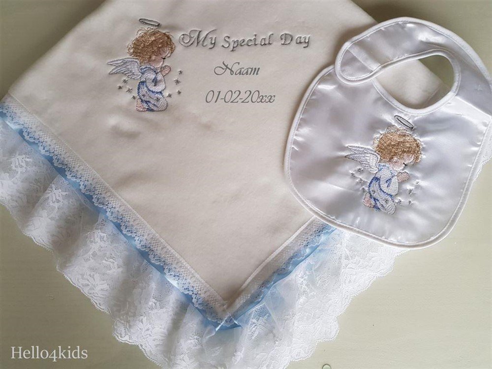 Doop geboorte deken baby dekbedovertrek doopkleed geboorte cadeau - Afbeelding 5