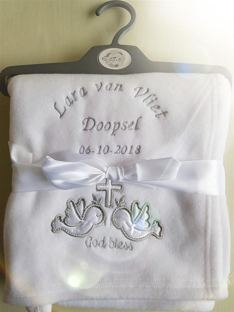 Doop geboorte deken baby dekbedovertrek doopkleed geboorte cadeau - Afbeelding 6