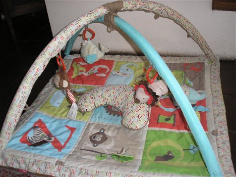 speelkleed, Skip hop baby - met diertjes en kussentje - 0