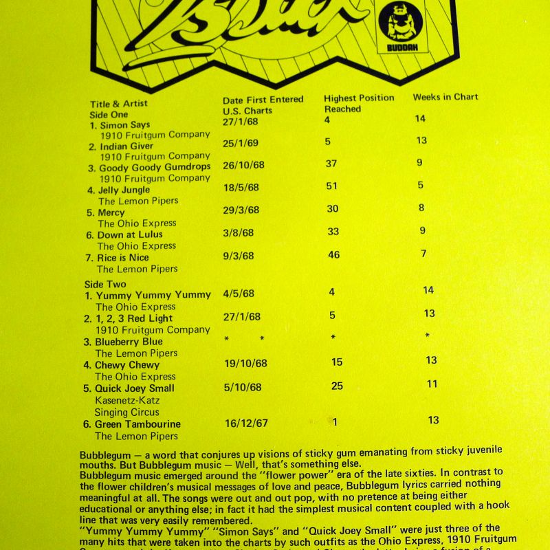 Compilatie LP: Bubblegum is back - Afbeelding 2