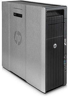 HP Z620 Workstation, 1x 8C E5-2643 3.50 GHz, 32GB (4x8GB) DDR3, 256GB SSD + 1TB HDD SATA/DVDRW, 