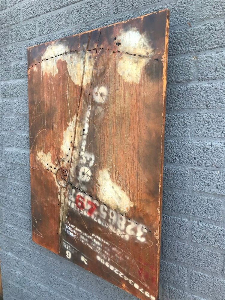 Metalen schilderij, bijzonder en uniek kunstwerk!-schilderij - Afbeelding 3