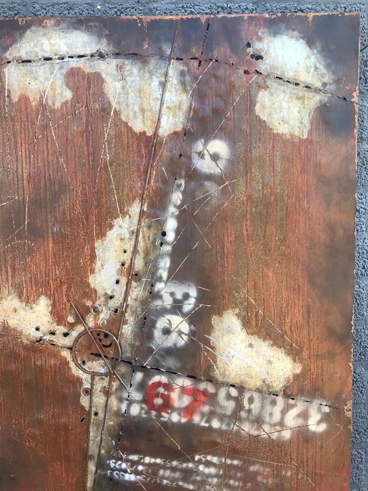 Metalen schilderij, bijzonder en uniek kunstwerk!-schilderij - Afbeelding 5