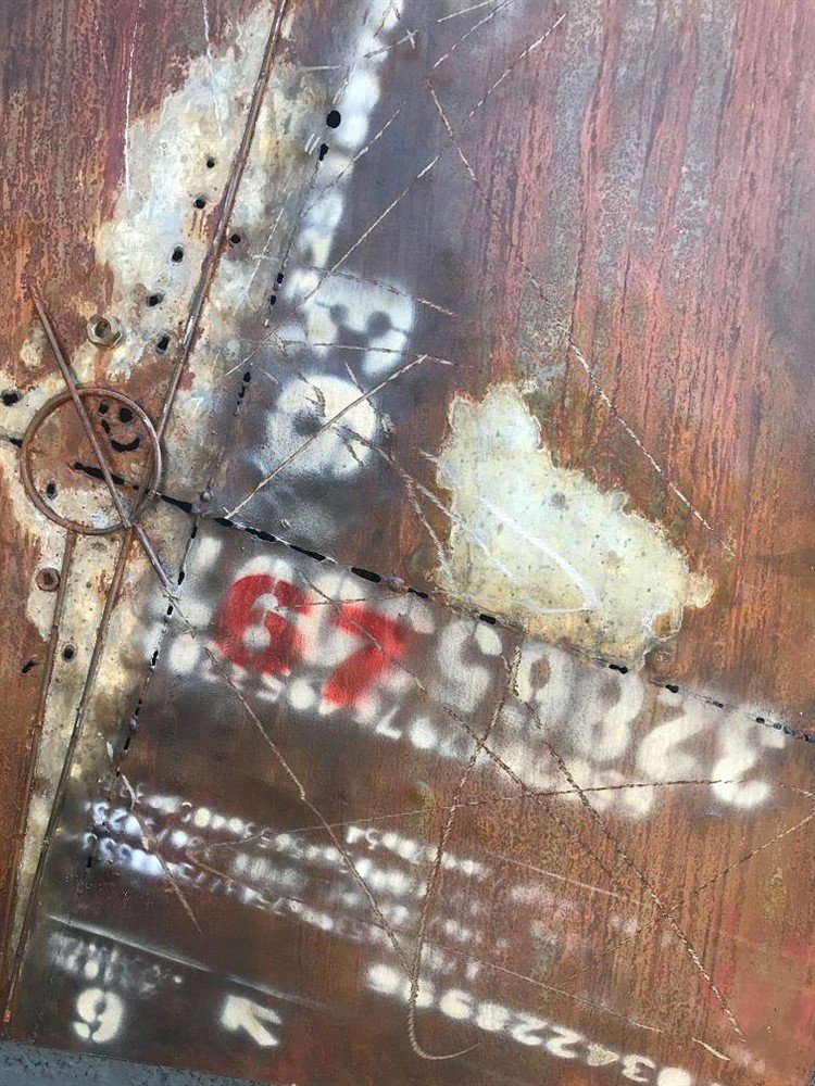 Metalen schilderij, bijzonder en uniek kunstwerk!-schilderij - Afbeelding 7