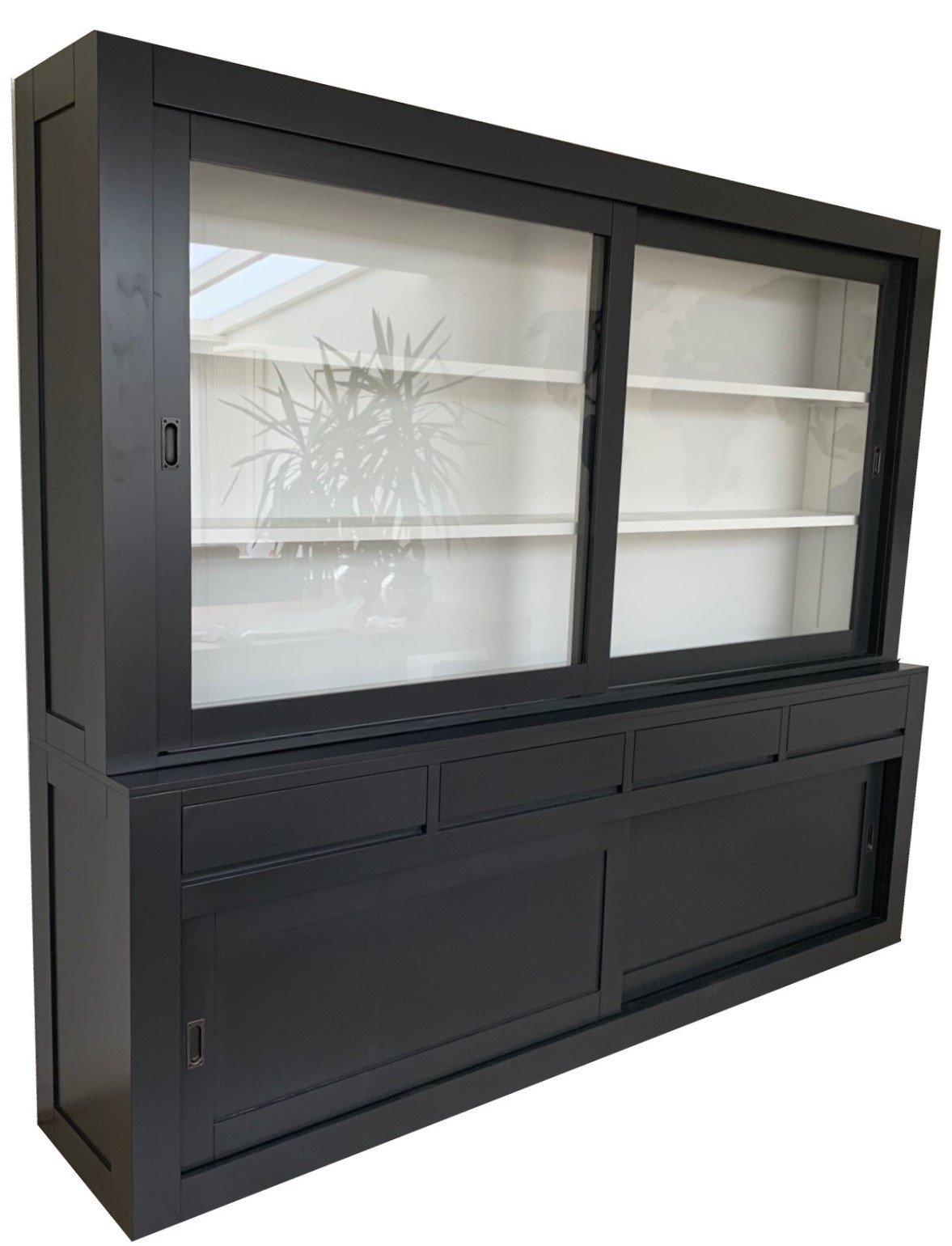 Buffetkast design soft close antraciet 240 x 50/40 x 220cm - nr. 1
