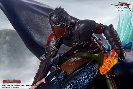 Taka Corp Toothless and Hiccup statue - 2
