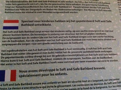 kinder veilig, waterbed, voor in bad - met speeltjes - zie beschrijving foto 2 - NIEUW 17,50 - 1