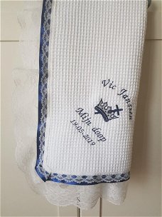 Gratis naam deken doopkleed geboorte cadeau Prince/tekst