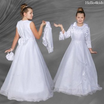 new communie jurk bruidsmeisje kleding prinsessen Olivia - 7