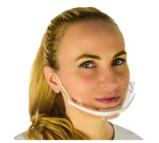 Anti druppel Transparent HG gezichtsmasker